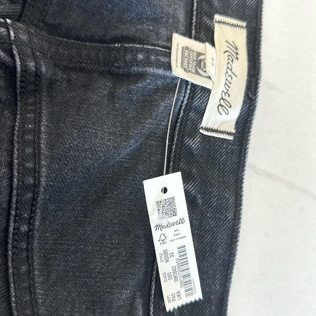 Mid Rise Denim Lunar Wash Skirt Brand New With Tags